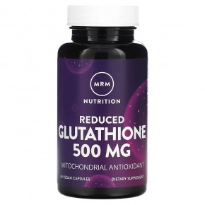 MRM Nutrition, С пониженным содержанием глутатиона, 500 мг, 60 веганских капсул в Москве - eco-herb.ru | фото