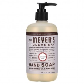 Mrs. Meyers Clean Day, Мыло для рук, с ароматом лаванды, 370 мл (12,5 жидк. Унции) - описание