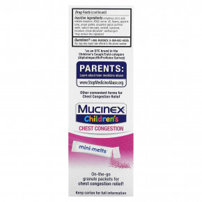 Mucinex, Children