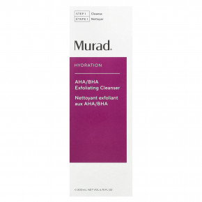 Murad, Hydration, отшелушивающее очищающее средство с AHA / BHA, 200 мл (6,75 жидк. унц.) в Москве - eco-herb.ru | фото