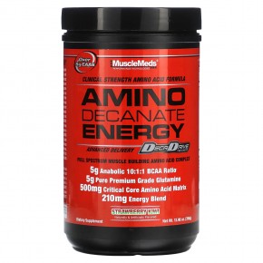 MuscleMeds, Amino Decanate Energy, клубника и киви, 396 г (13,96 унции) в Москве - eco-herb.ru | фото