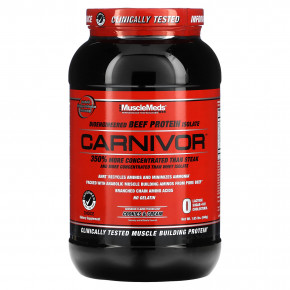 MuscleMeds, Carnivor, биоинженерный изолят говяжьего протеина, печенье и сливки, 1,85 фунта (840 г) - описание