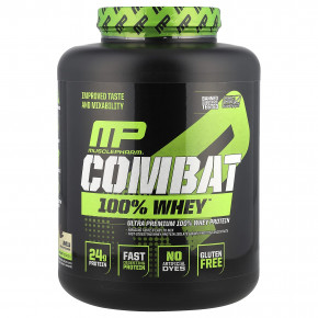 MusclePharm, 100% сывороточный протеин Combat, ваниль, 2240 г (5 фунтов) - описание