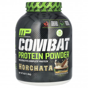 MusclePharm, Combat Protein, порошок из протеина, со вкусом орчаты, 1,8 кг (4 фунта) - описание