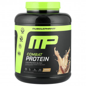 MusclePharm, Combat®, протеиновый порошок, со вкусом орчаты, 1,84 кг (4,1 фунта) - описание