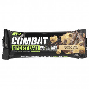 MusclePharm, Combat Sport Bar ™, тесто для шоколадного печенья, 57 г (2,01 унции) в Москве - eco-herb.ru | фото