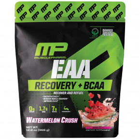 MusclePharm, EAA, восстановление + BCAA, со вкусом арбуза, 366 г (12,9 унции) - описание