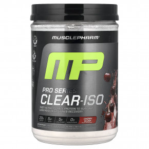 MusclePharm, Pro Series Clear-ISO, протеиновая смесь для приготовления напитка, вишневая каша, 520 мг (1,14 фунта) - описание | фото