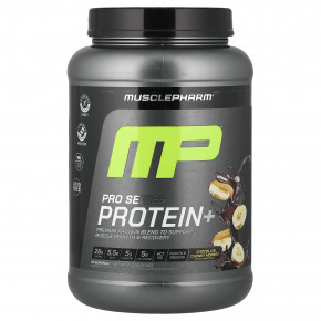 MusclePharm, Pro Series Protein+, протеин с кусочками шоколада, 1,1 кг (2,5 фунта) - описание | фото