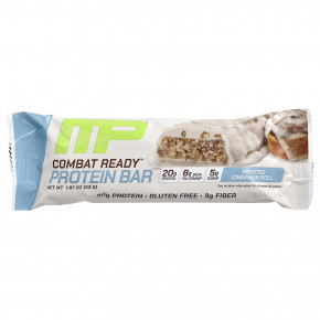 MusclePharm, Протеиновый батончик Combat Ready ™, булочка с корицей, 12 батончиков, 53 г (1,87 унции) в Москве - eco-herb.ru | изображение MusclePharm, Протеиновый батончик Combat Ready ™, булочка с корицей, 12 батончиков, 53 г (1,87 унции) в Москве - eco-herb.ru | фото
