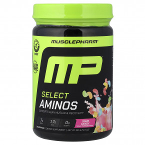 MusclePharm, Select Aminos, аминокислоты, кислые конфеты, 355 г (12,5 унции) - подробнее MusclePharm, Select Aminos, аминокислоты, кислые конфеты, 355 г (12,5 унции) - описание