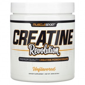 MuscleSport, Creatine Revolution, без добавок, 300 г (10,6 унции) в Москве - eco-herb.ru | фото