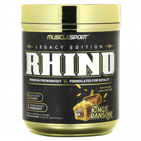 MuscleSport, Legacy Edition, Rhino, предтренировочный комплекс премиум-класса, Kings Ransom, 440 г (15,52 унции) в Москве - eco-herb.ru | фото