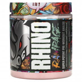 MuscleSport, Rhino Rampage, суперсильный аналог перед тренировкой, Fuhgettaboutit Fruit Punch, 210 г (7,4 унции) в Москве - eco-herb.ru | фото