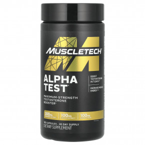 MuscleTech, Alpha Test, 120 капсул - описание | фото