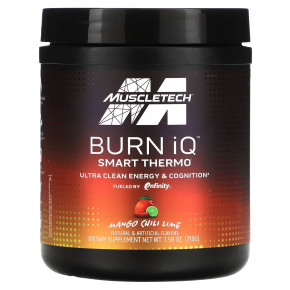 MuscleTech, Burn iQ, Smart Thermo, манго и чили, лайм, 215 г (7,58 унции) в Москве - eco-herb.ru | фото