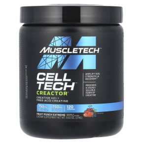 MuscleTech, Cell Tech™ Creactor®, со вкусом фруктового пунша, 274 г (9,65 унции) в Москве - eco-herb.ru | фото