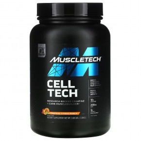 MuscleTech, Cell Tech, креатин, пунш из тропических цитрусов, 1,36 кг (3 фунта) в Москве - eco-herb.ru | фото