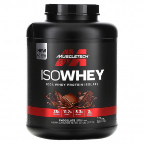 MuscleTech, IsoWhey, 100% изолят сывороточного протеина, со вкусом шоколада, 2,27 кг (5,01 фунта) в Москве - eco-herb.ru | фото