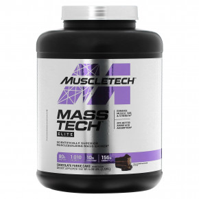 MuscleTech, Mass-Tech™ Elite, Chocolate Fudge Cake, 6 lbs (2.72 kg) в Москве - eco-herb.ru | фото