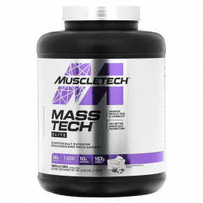 MuscleTech, Mass-Tech™ Elite, Vanilla Cake, 6 lbs (2.72 kg) в Москве - eco-herb.ru | фото