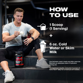 MuscleTech, Nitro-Tech ™ Whey Protein, ванильный крем, 1,81 кг (4 фунта) в Москве - eco-herb.ru | фото