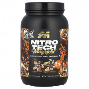 MuscleTech, Nitro Tech® Whey Gold, шоколадно-арахисовая паста, 907 г (2 фунта) - описание