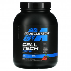 MuscleTech, Performance Series, CELL-TECH, самая мощная формула с креатином, со вкусом фруктового пунша, 2,72 кг (6 фунтов) в Москве - eco-herb.ru | фото