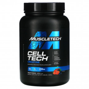 MuscleTech, Performance Series, CELL-TECH, креатин, фруктовый пунш, 1,36 кг (3 фунта) - описание