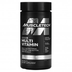 MuscleTech, Platinum, мультивитамины, 180 таблеток - описание | фото