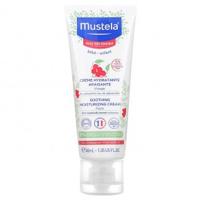 Mustela, Успокаивающий увлажняющий крем для лица с лимонником, без отдушек, 40 мл (1,35 жидк. Унции) в Москве - eco-herb.ru | фото