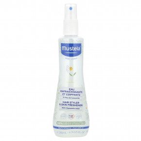 Mustela, Средство для укладки волос и освежитель кожи для детей с ромашковой водой, 200 мл (6,76 жидк. Унции) в Москве - eco-herb.ru | фото