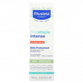 Mustela, Stelatopia Intense, средство от экземы, средство для защиты кожи, без отдушек, 150 мл (5,07 жидк. унц.) в Москве - eco-herb.ru | фото