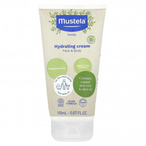 Mustela, Увлажняющий крем, для лица и тела, без отдушек, 150 мл (5,07 жидк. Унции) в Москве - eco-herb.ru | фото