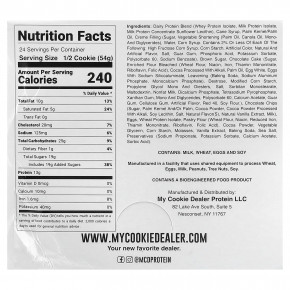 My Cookie Dealer Protein, протеиновое печенье, самое любимое кексы детства, 12 шт. по 108 г (3,8 унции) в Москве - eco-herb.ru | изображение My Cookie Dealer Protein, протеиновое печенье, самое любимое кексы детства, 12 шт. по 108 г (3,8 унции) в Москве - eco-herb.ru | фото