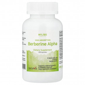 Mylabs, берберин-альфа, для высокой усвояемости, 60 капсул в Москве - eco-herb.ru | фото