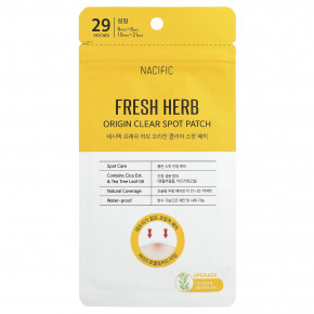 Nacific, Fresh Herb, патч для точечного применения, 29 патчей - описание | фото