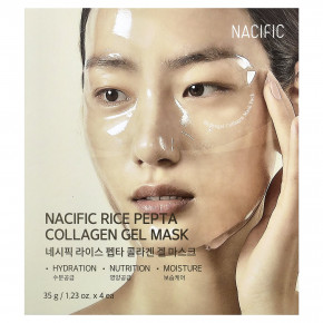 Nacific, гелевая маска для лица с коллагеном и рисом, 4 шт. по 30 г (1,23 унции) в Москве - eco-herb.ru | фото