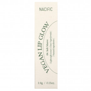 Nacific, Vegan Lip Glow, 04 Soft Mauve, 0.13 oz (3.9 g) в Москве - eco-herb.ru | фото