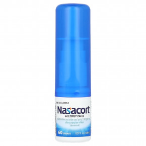 Nasacort, Multi-Symptom Allergy 24 HR, без спирта, без запаха, 55 мкг, 60 спреев, 10,8 мл (0,37 жидк. Унции) в Москве - eco-herb.ru | изображение Nasacort, Multi-Symptom Allergy 24 HR, без спирта, без запаха, 55 мкг, 60 спреев, 10,8 мл (0,37 жидк. Унции) в Москве - eco-herb.ru | фото