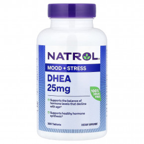 Natrol, ДГЭА, 25 мг, 300 таблеток (Товар снят с продажи) в Москве - eco-herb.ru | фото