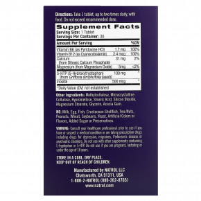 Natrol, ежедневное средство для снятия напряжения, с медленным высвобождением, 30 таблеток (Товар снят с продажи) в Москве - eco-herb.ru | фото