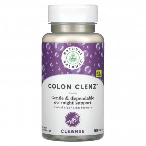 Natural Balance, Colon Clenz, 60 растительных капсул - описание