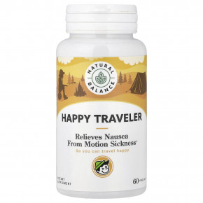Natural Balance, Happy Traveller, 60 растительных капсул в Москве - eco-herb.ru | изображение Natural Balance, Happy Traveller, 60 растительных капсул в Москве - eco-herb.ru | фото