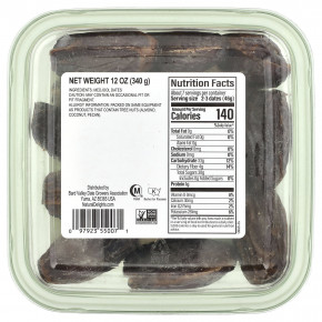 Natural Delights, Свежие финики Medjool, без косточек, 340 г (12 унций) в Москве - eco-herb.ru | фото