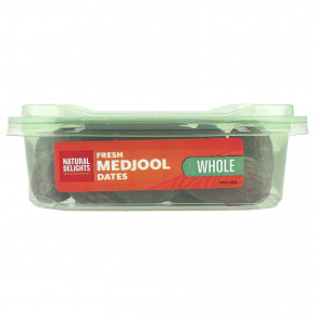 Natural Delights, Свежие финики Medjool, цельные, 340 г (12 унций) в Москве - eco-herb.ru | фото