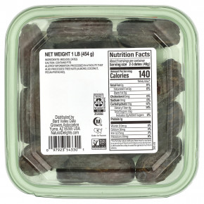 Natural Delights, Свежие финики Medjool, цельные, 454 г (1 фунт) в Москве - eco-herb.ru | фото