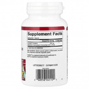 Natural Factors, CranRich®, концентрат клюквы, суперсила, 500 мг, 90 капсул в Москве - eco-herb.ru | фото