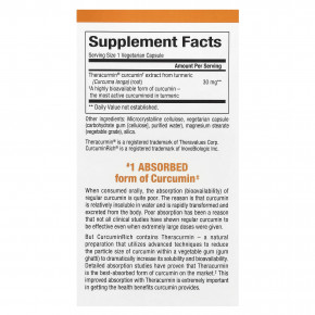 Natural Factors, CurcuminRich, Theracurmin, куркумин, 30 мг, 120 вегетарианских капсул в Москве - eco-herb.ru | изображение Natural Factors, CurcuminRich, Theracurmin, куркумин, 30 мг, 120 вегетарианских капсул в Москве - eco-herb.ru | фото