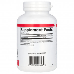 Natural Factors, глюкозамин сульфат, 500 мг, 180 капсул в Москве - eco-herb.ru | фото